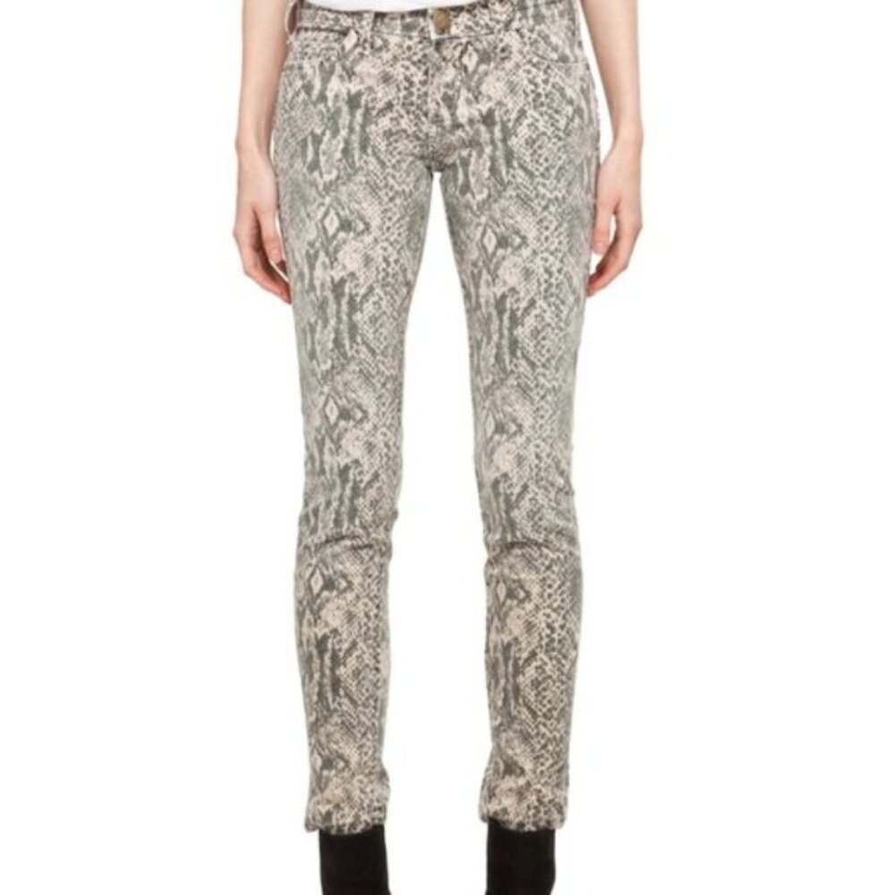 New Current Elliott Snakeskin Python Printed Ankl… - image 1